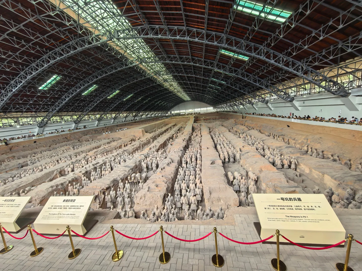 Pit 1 of Qin Terra Cotta Warriors