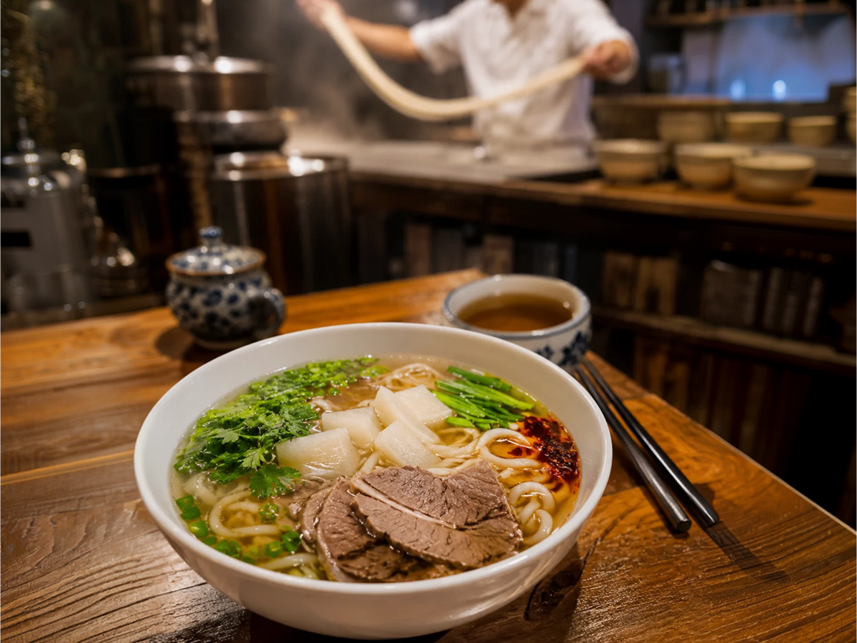 Chinese Noodle Restaurant: Order and Eat Without Chinese