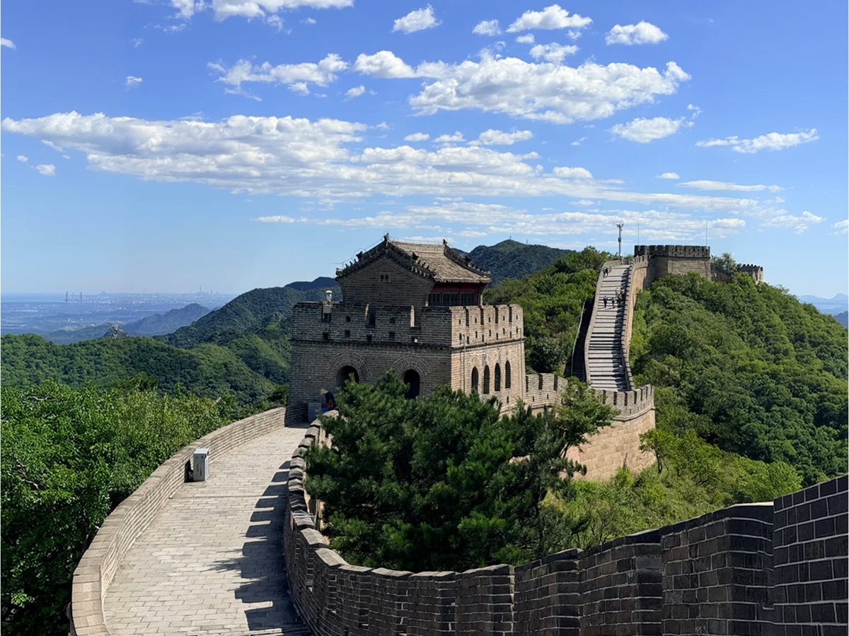 Badaling Great Wall after Golden Week with fewer tourists