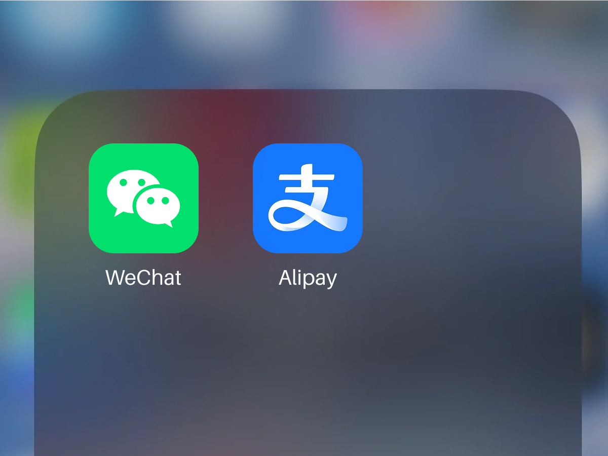 Alipay and WeChat, choose a wallet to pay in China