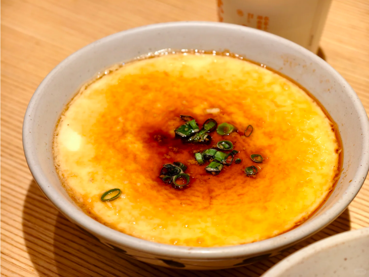 Steamed eggs - a common dish in China, almost everywhere in restaurants