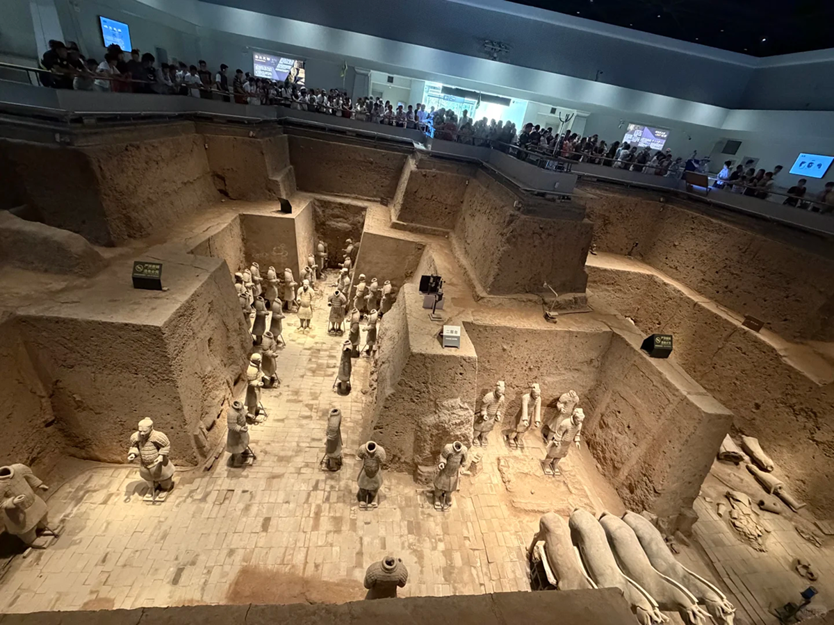 Pit 2 of Terra Cotta Warriors