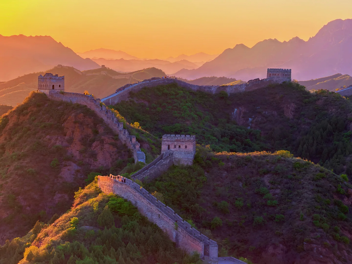 Jinshanling Great Wall Sunset