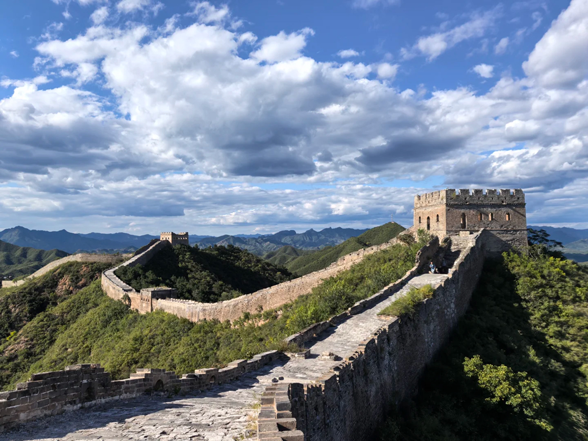 Jinshanling Great Wall retains its original appearance in some parts