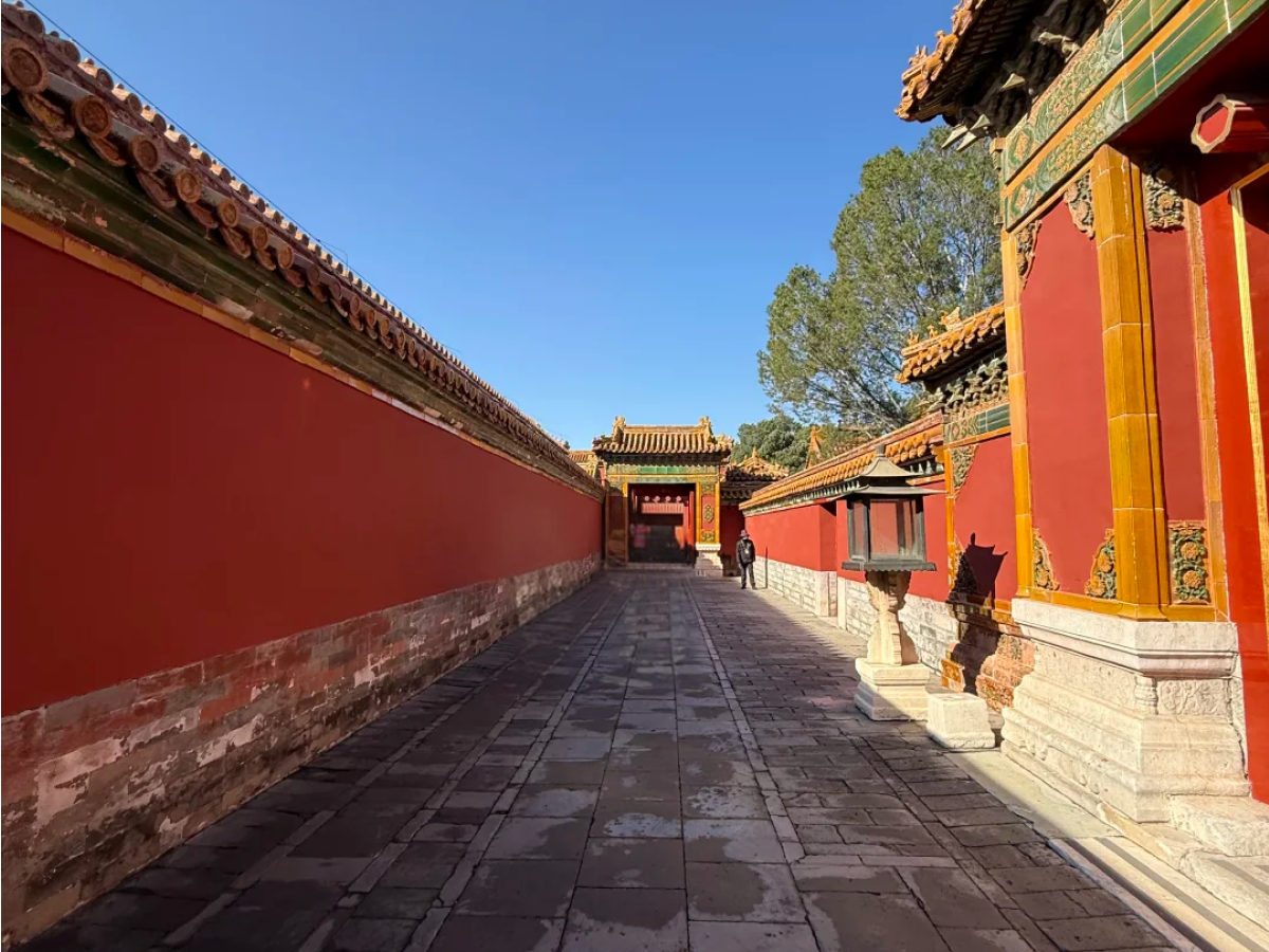 The Red Wall Palace Lane Passage of the Forbidden City