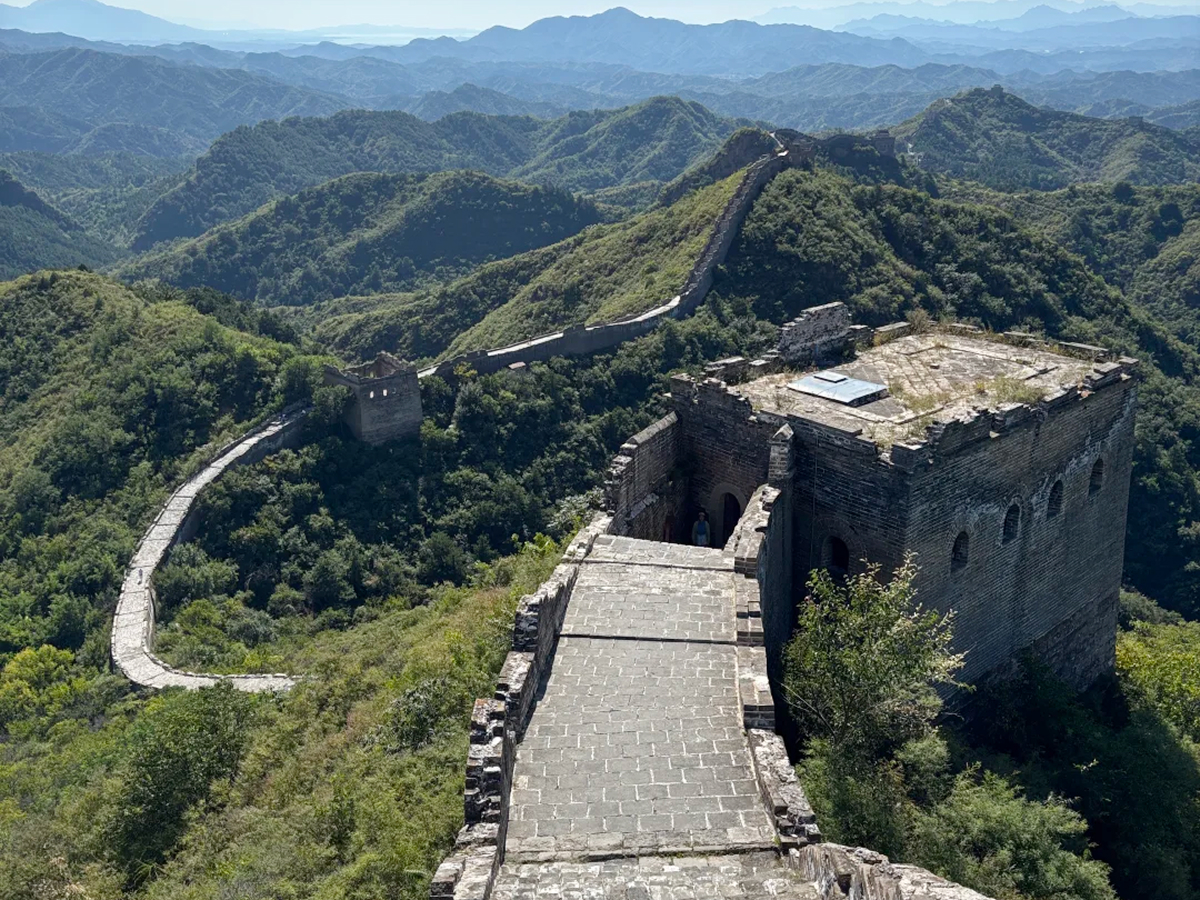 Partial broken steps of Jinshanling Great Wall