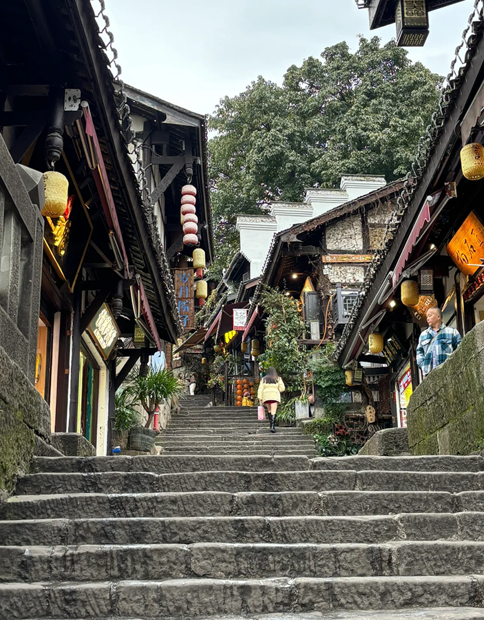 Ciqikou Ancient Town traditional architecture