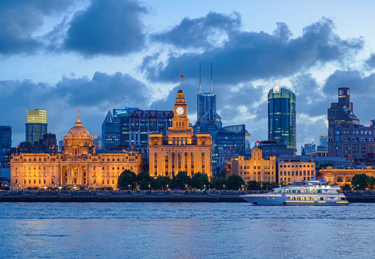 The Bund in Shanghai